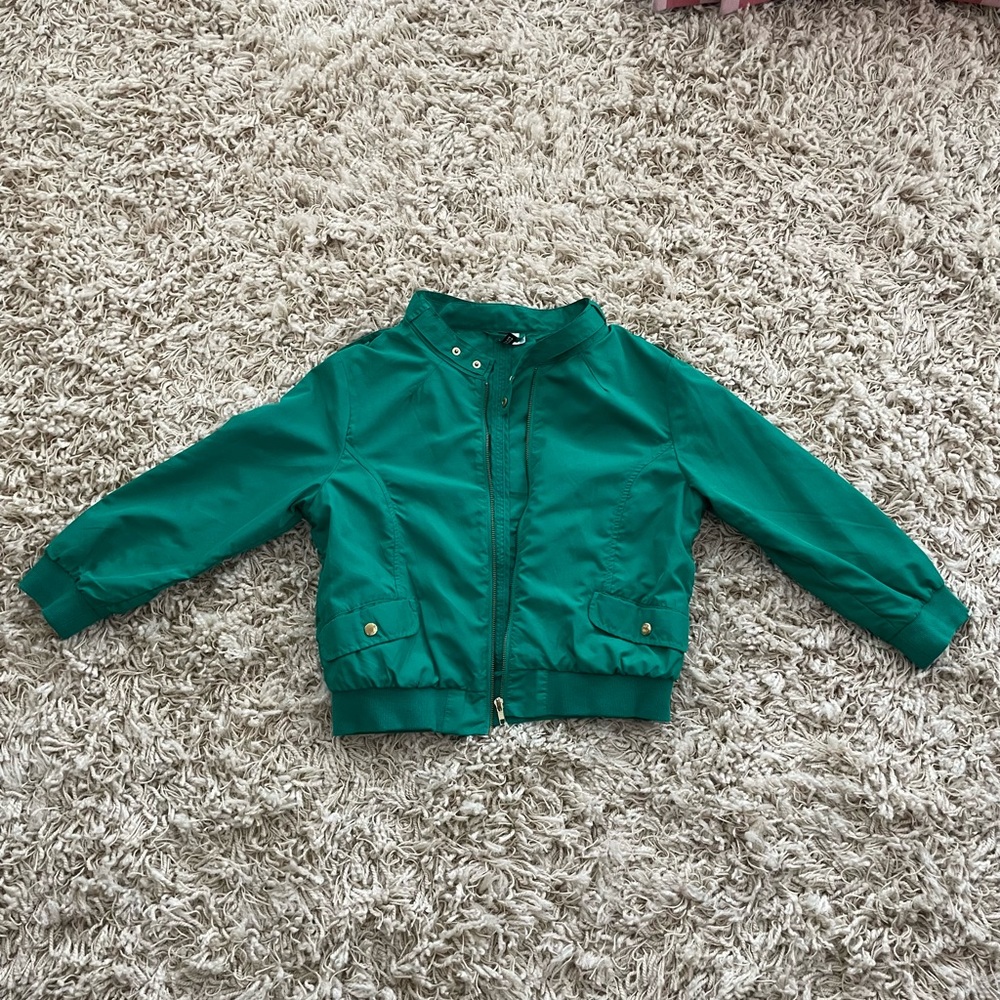 H&M Vibrant Green Utility Jacket